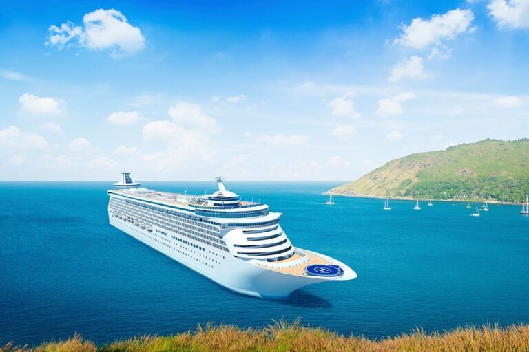 Training & Placement 3D Shape of Cruise Ship Outdoors
